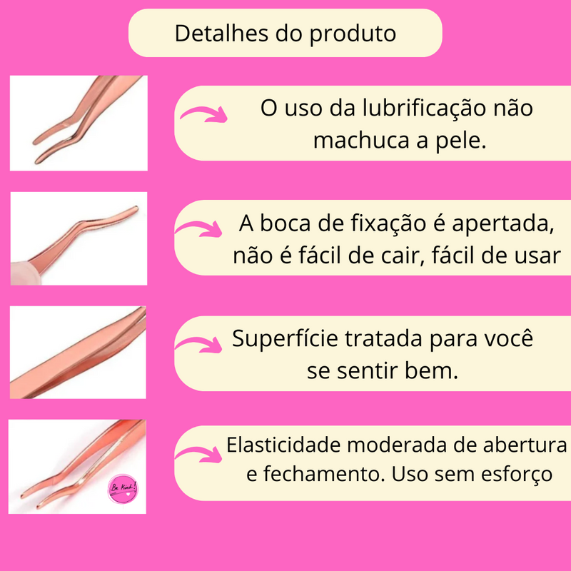 KIT de Extensão de Cílios Profissional para fazer em Casa - LASH PREMIUM