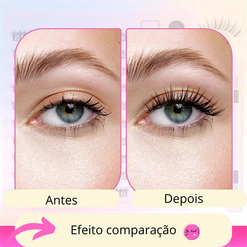 KIT de Extensão de Cílios Profissional para fazer em Casa - LASH PREMIUM